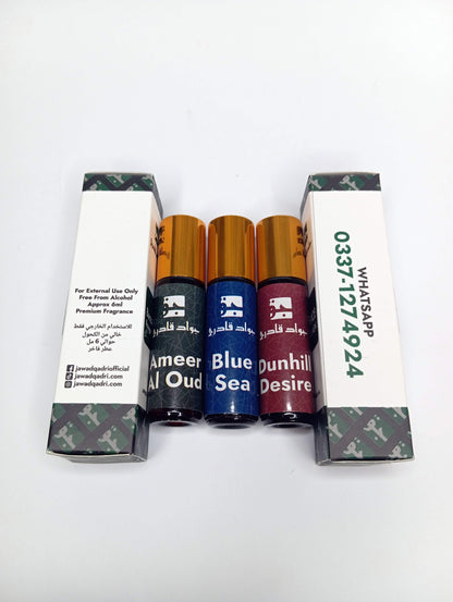 Ameer al Oud, Blue Sea and Dunhill Desire Trio - 3 Attars @ 1299Rs